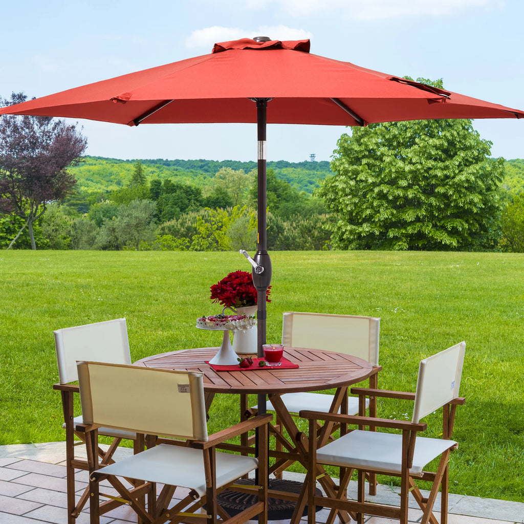 7.5 FT Outdoor Patio Market Umbrella with Tilt Button I5173