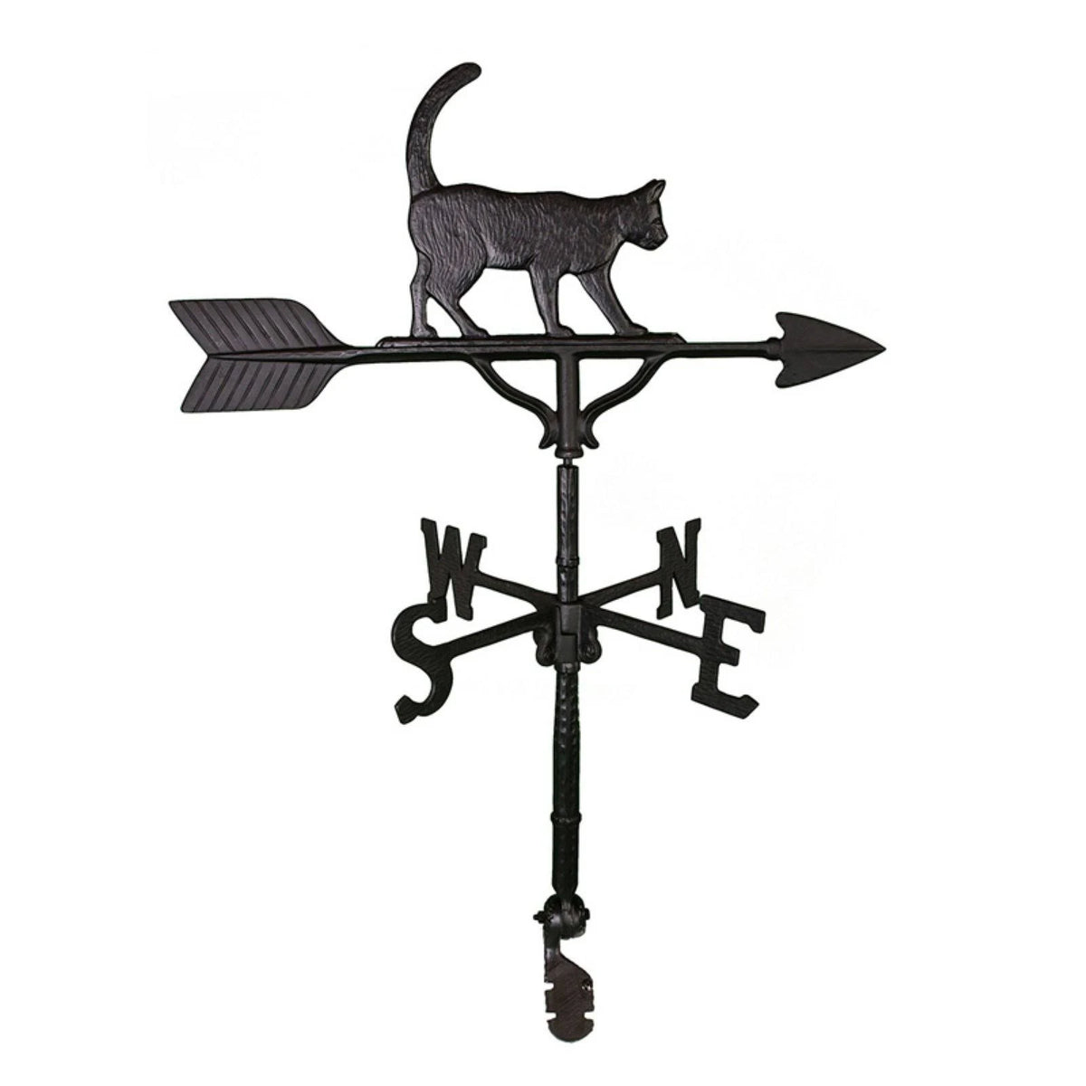 32-in Cat Weathervane, Satin Black B85445