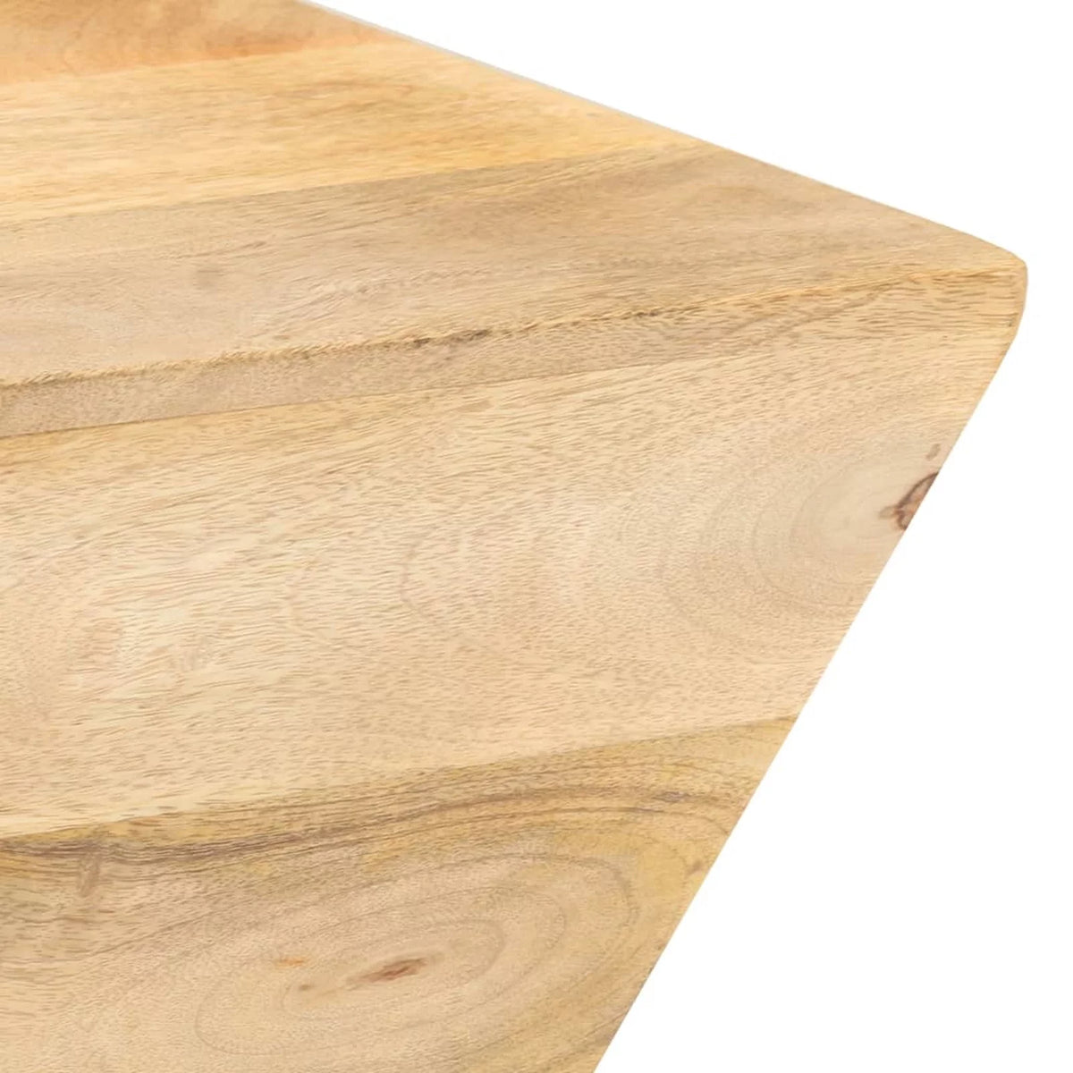 Wooden Coffee Table Mango Wood V-Shape Side Table H1558