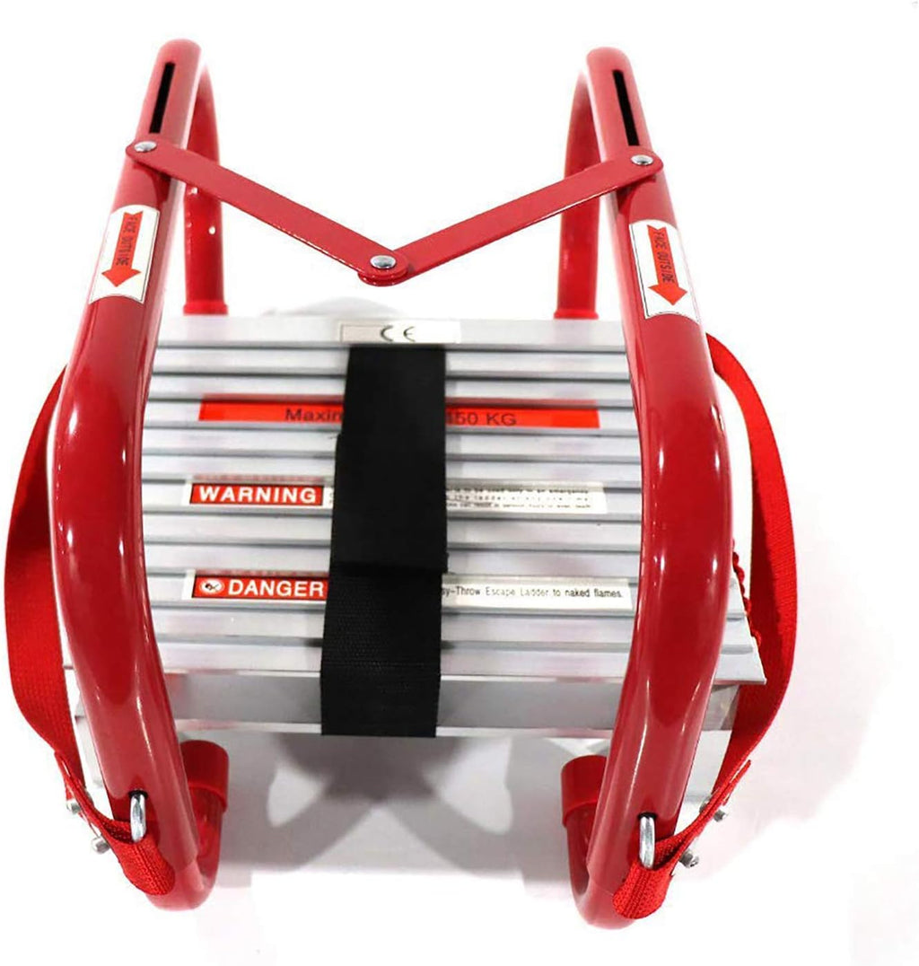 15 Foot 2 Story Emergency Escape Ladder with Wide Steps P901717