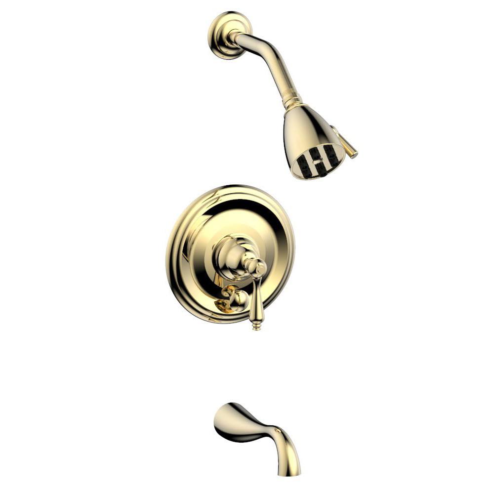 Satin Nickel Pressure Balance Tub and Shower Set K9448