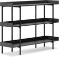 Black 3-Tier Bookcase V612
