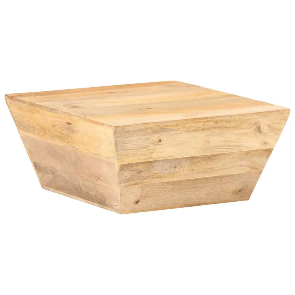 Wooden Coffee Table Mango Wood V-Shape Side Table H1558