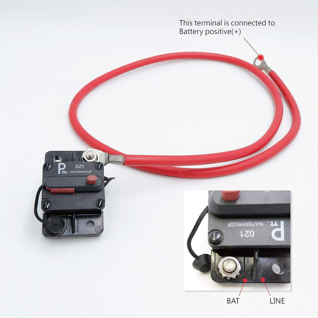 Waterproof Circuit Breakers with Manual Reset, Pack of 2 B826