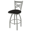 25x22 Counter Stool with Anodized Nickel Finish and Swivel Seat K6360