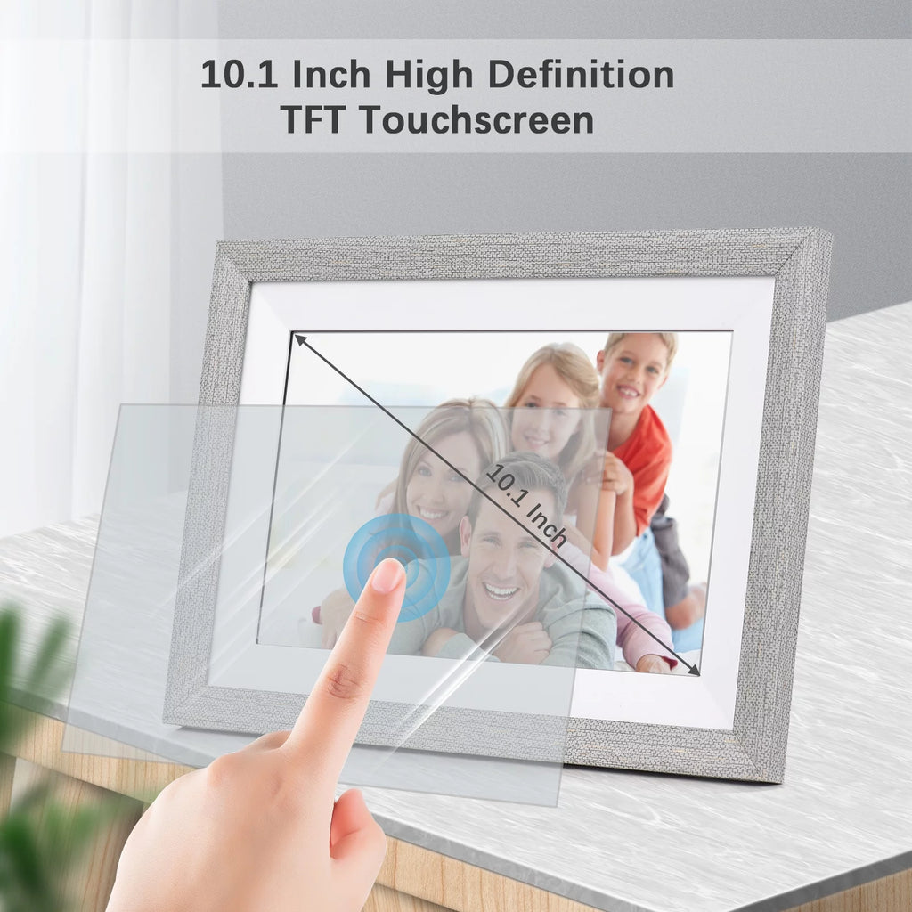 WiFi Digital Photo Frame 10.1-Inch TFT Screen 16GB Storage G2016