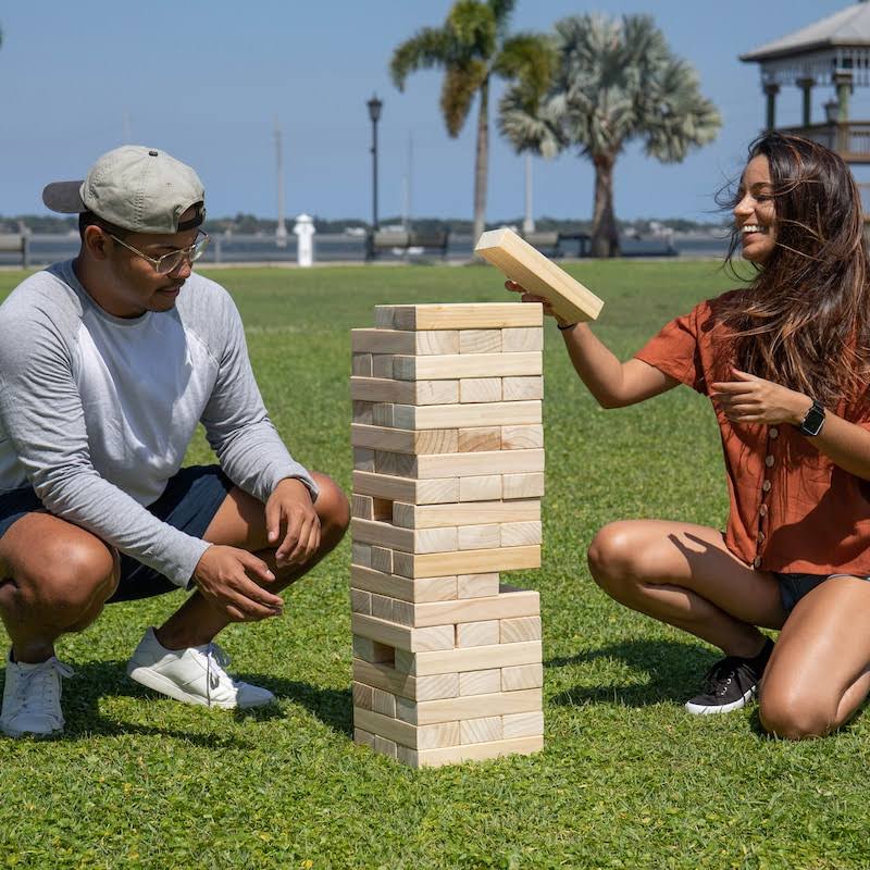 Giant Wooden Tumble Tower Game T8643