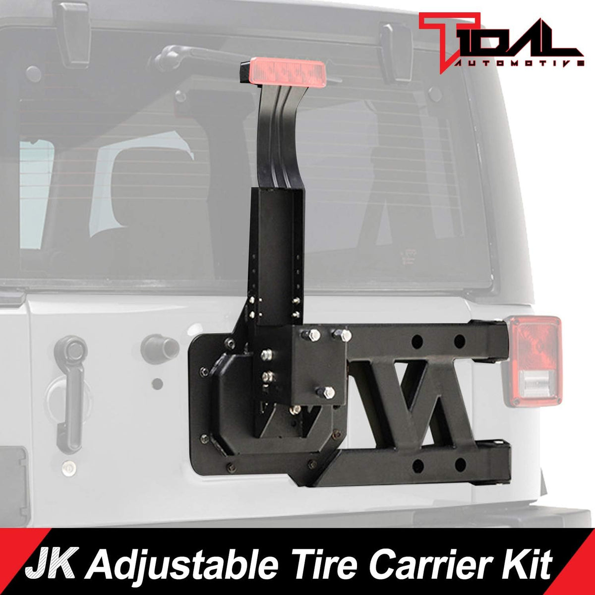 Tire Carrier with Third Brake Light Bracket O29156