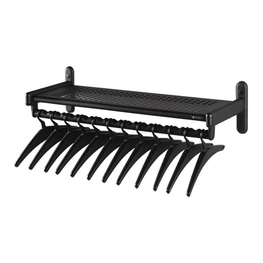 Black Wall Shelf Rack S31975