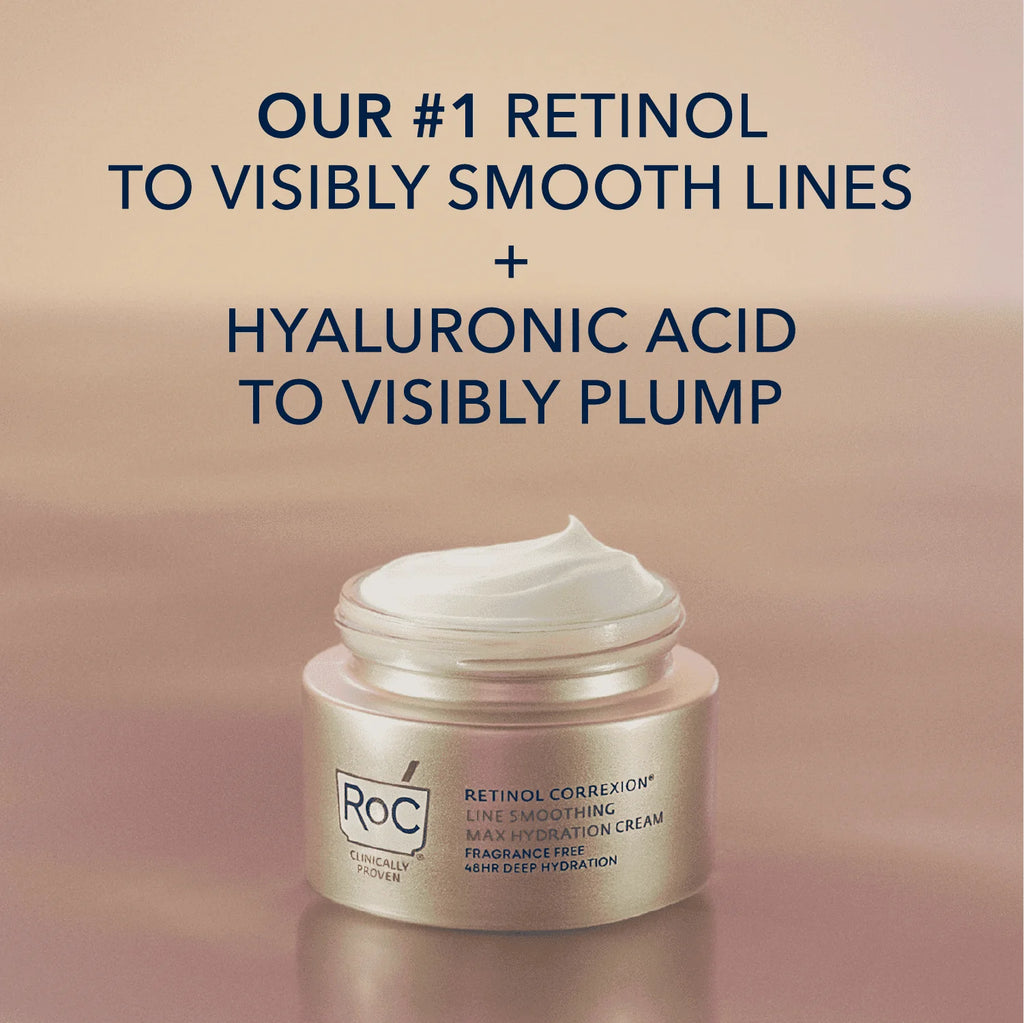 Retinol Anti-Aging Cream with Hyaluronic Acid, Fragrance-Free 1.7 oz W350405