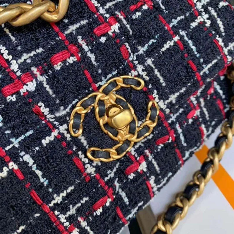 Tweed Flap Bag T5127