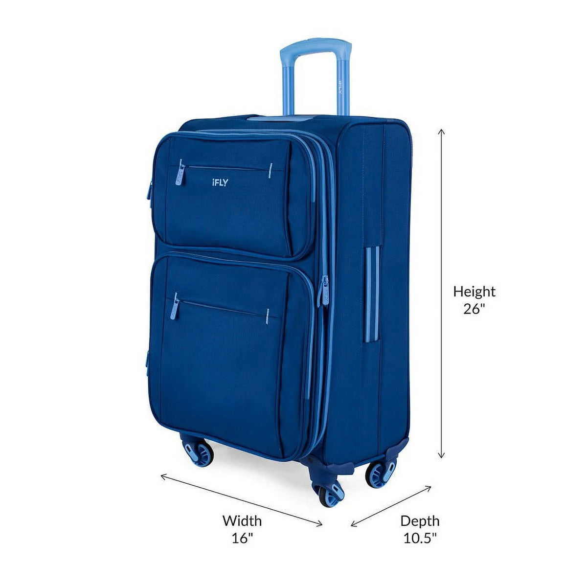 3 Piece Softside 4-Wheel Spinner Luggage Set V243