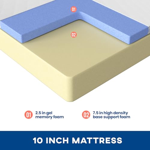8 inch Twin Gel Memory Foam Mattress Q5331