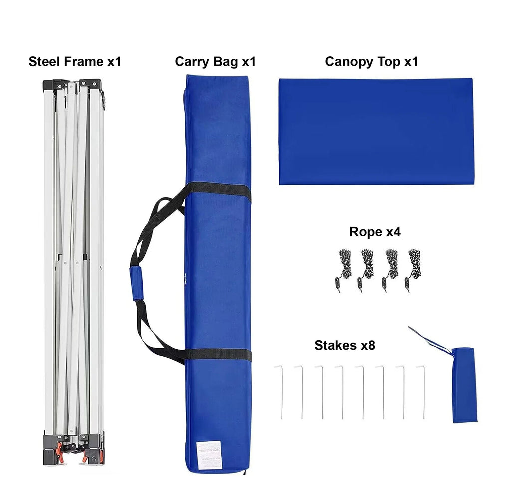 Blue 10 ft x 10 ft Outdoor Canopy O2464