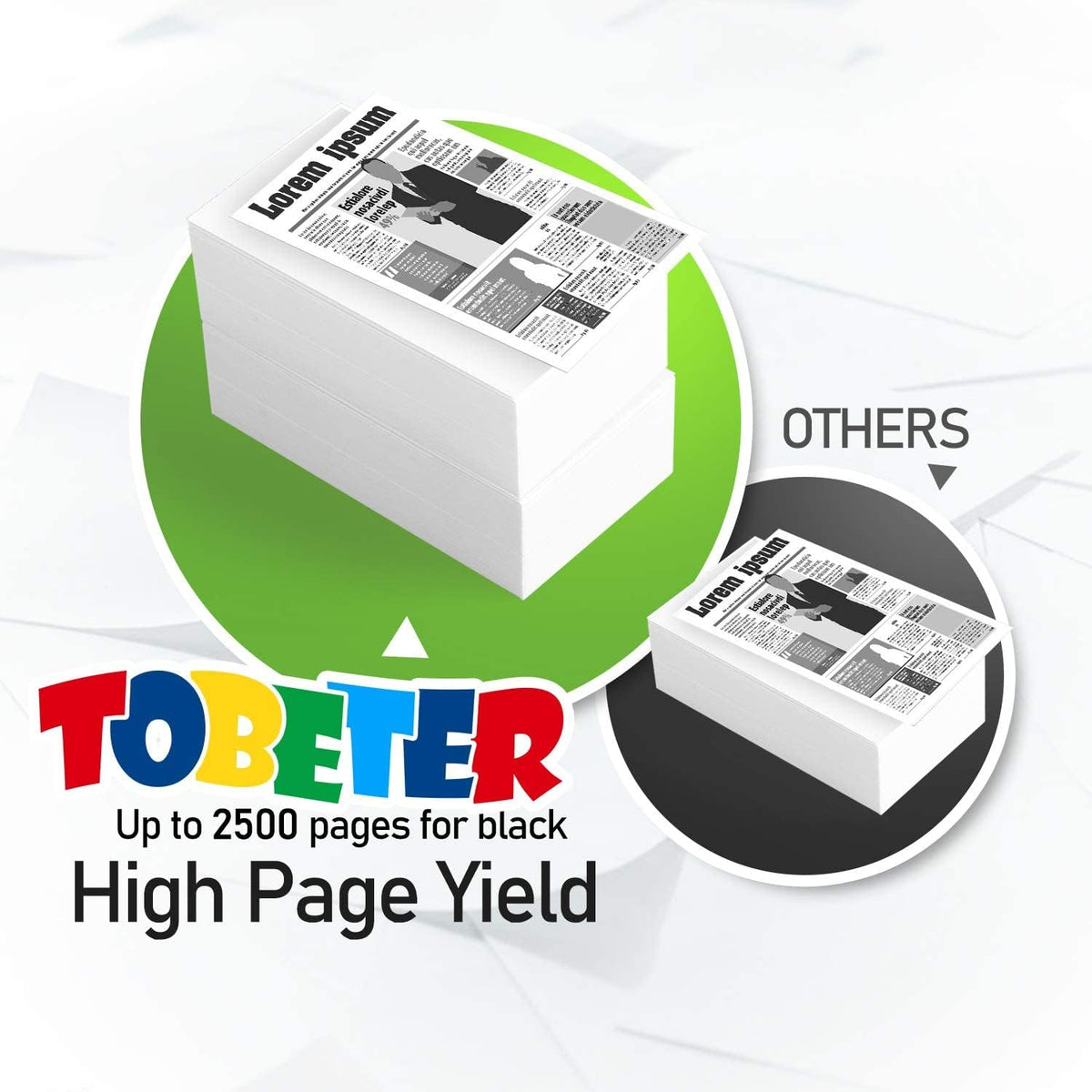 Remanufactured Toner Cartridge for Lexmark 51B1000 Printer (1Pack) Pack of 2 T93283