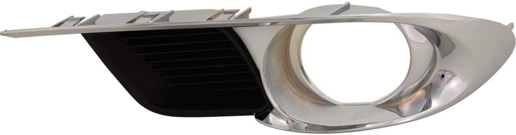 Fog Light Cover for Toyota Avalon 2011 2012 Driver Side Black Chrome N47784