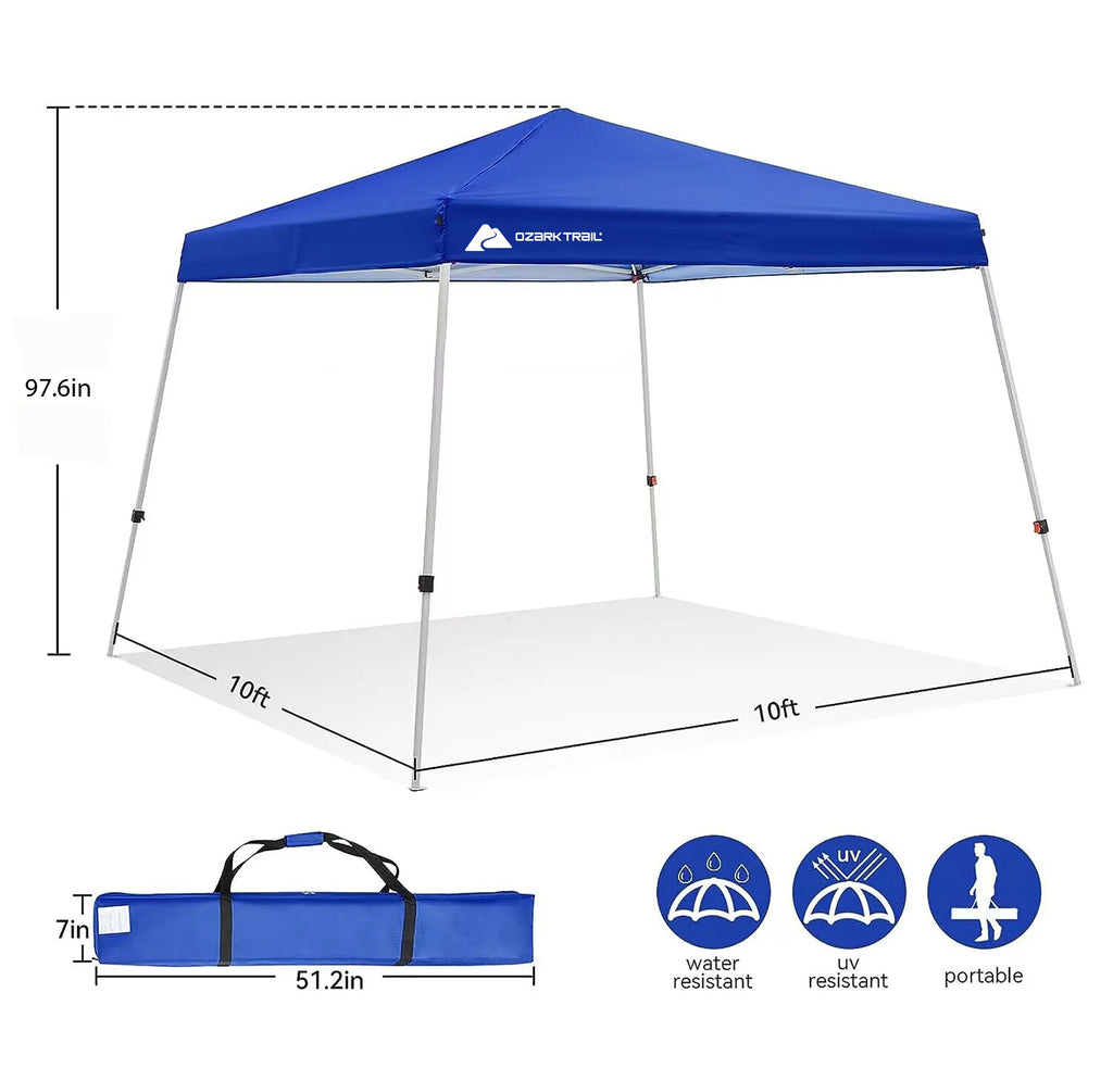 Blue 10 ft x 10 ft Outdoor Canopy O2464