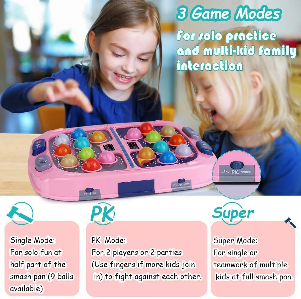 Whack A Mole Game with Sound and Light E508