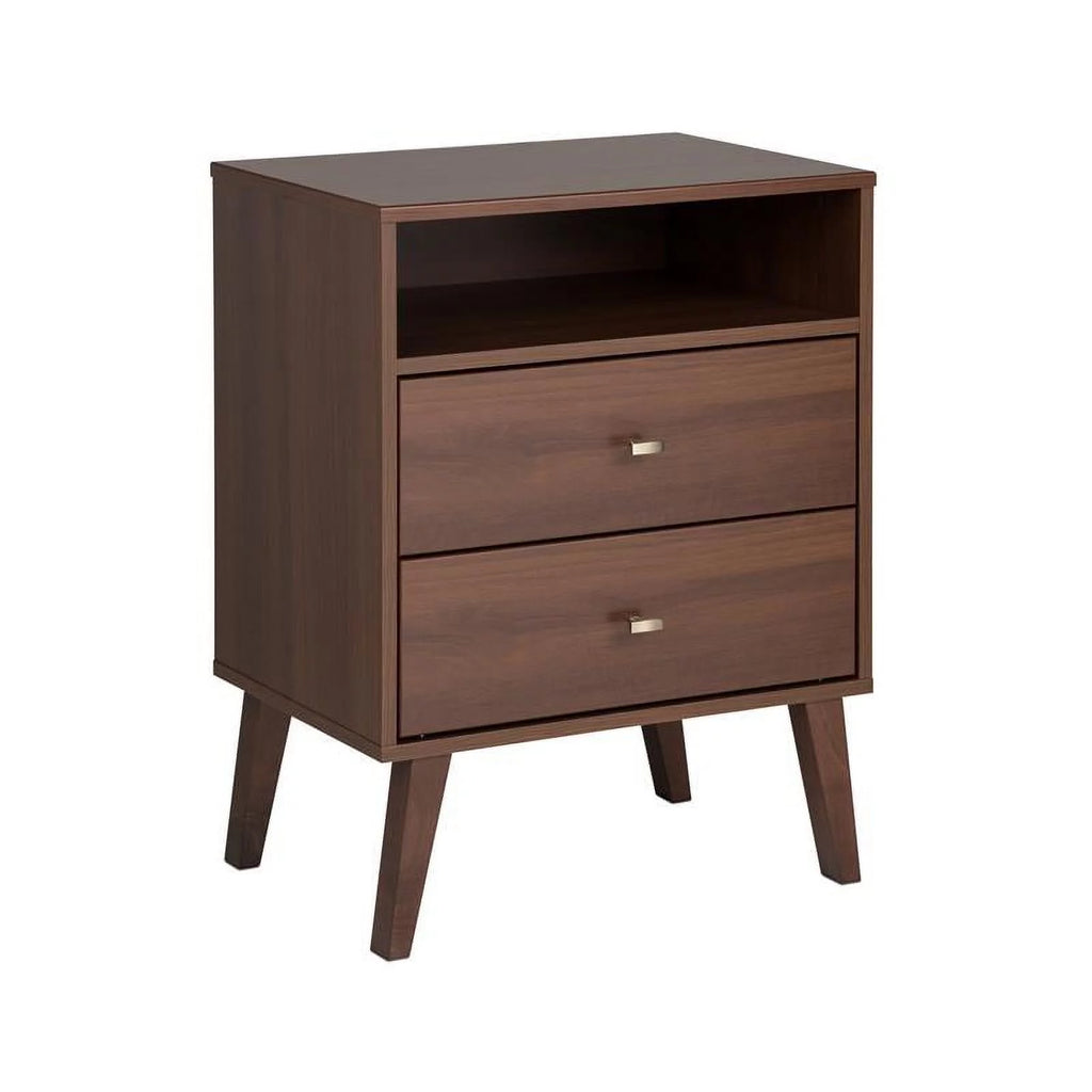 2 Piece Wood Nightstand Set with 2 Drawer C376720