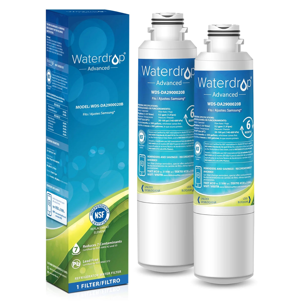Refrigerator Water Filter 2 Pack G76999