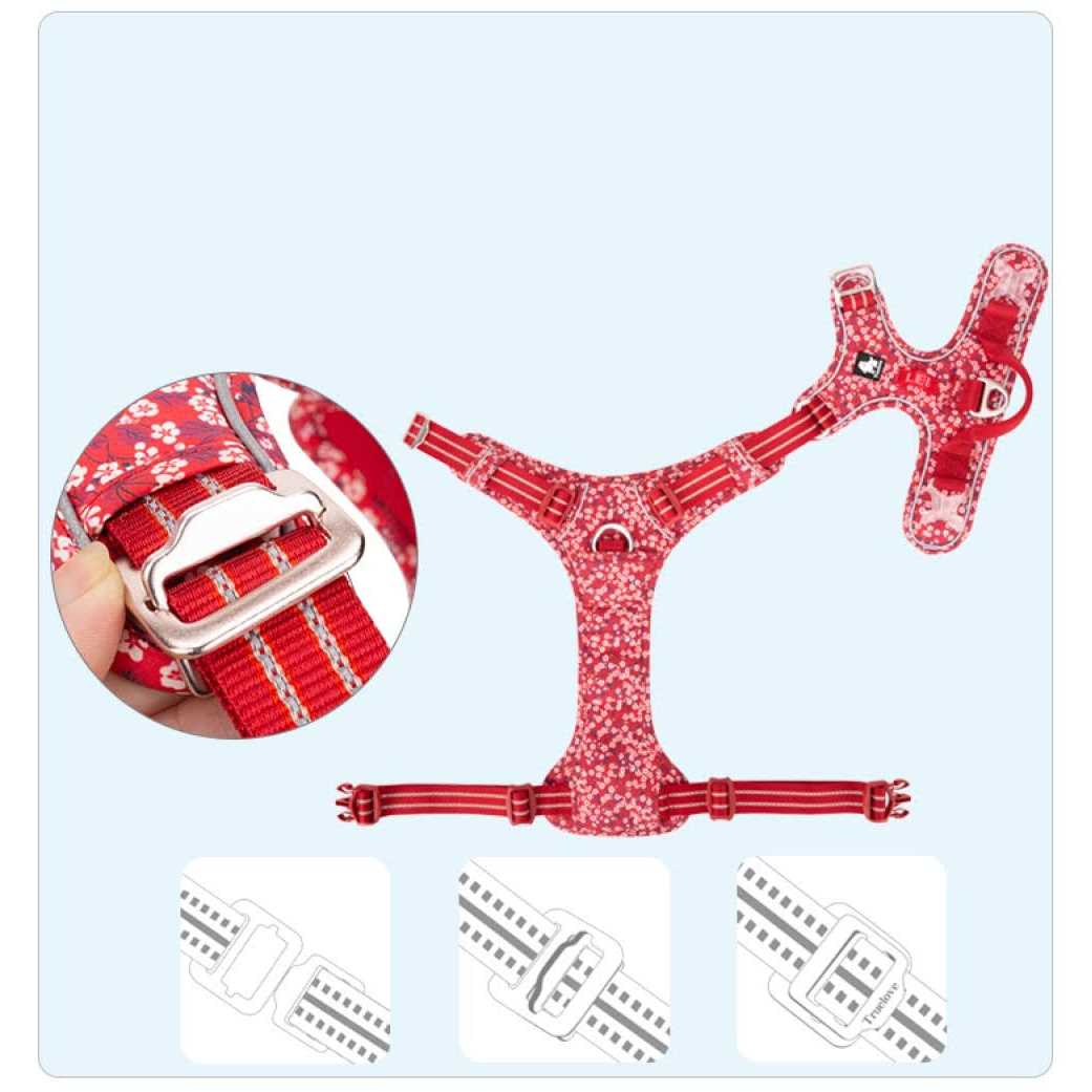 Floral Dog Harness U65743