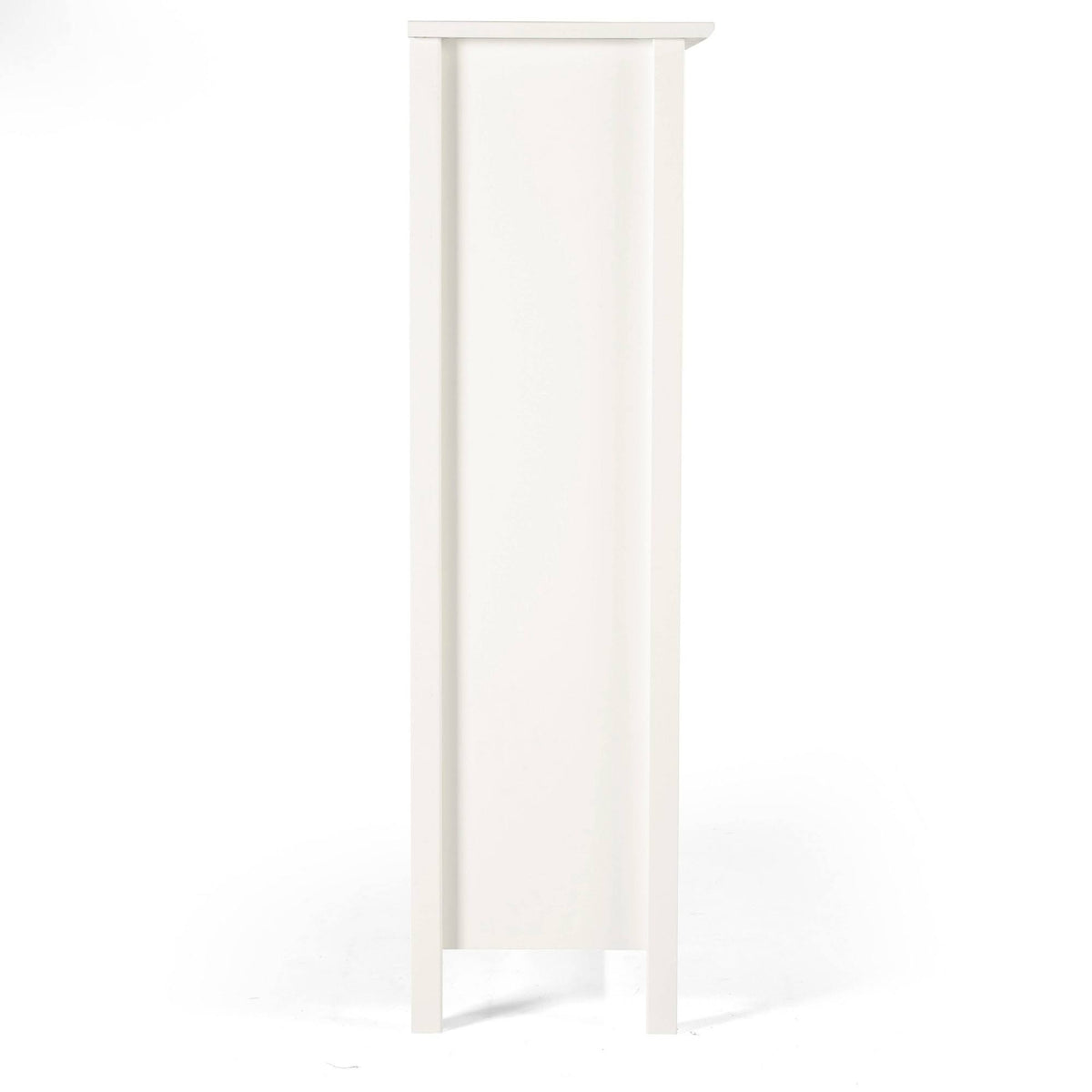 White Tall Bookcase B5930