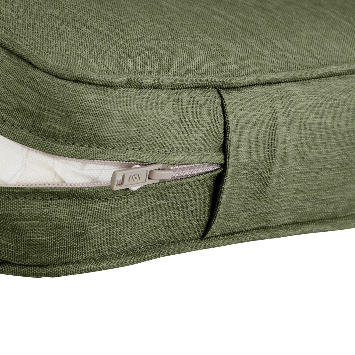 Heather Indigo Blue 42"W x 18"D x 3"T Patio Cushion with Water Resistant Backing X563291