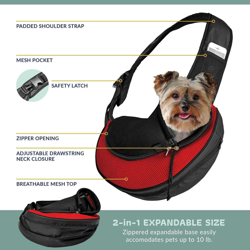 Expandable Pet Carrier Sling Bag X870