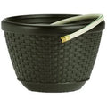 Java Wicker 100-Foot Capacity Hose Pot X85880