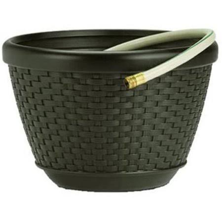 Java Wicker 100-Foot Capacity Hose Pot X85880