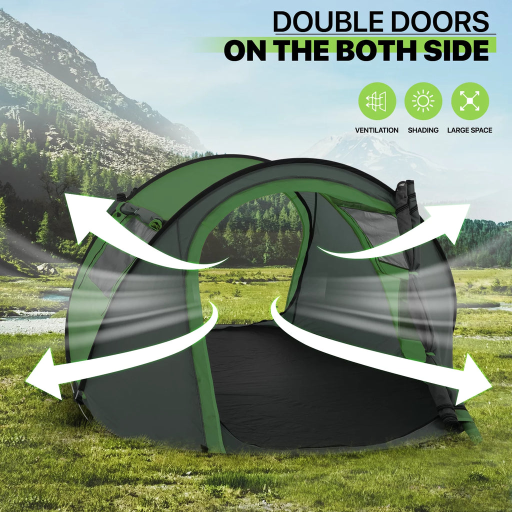 3 Person Pop Up Camping Tent G195752
