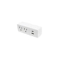 White 2-Outlet 2-USB Port Outlet Tap R68200