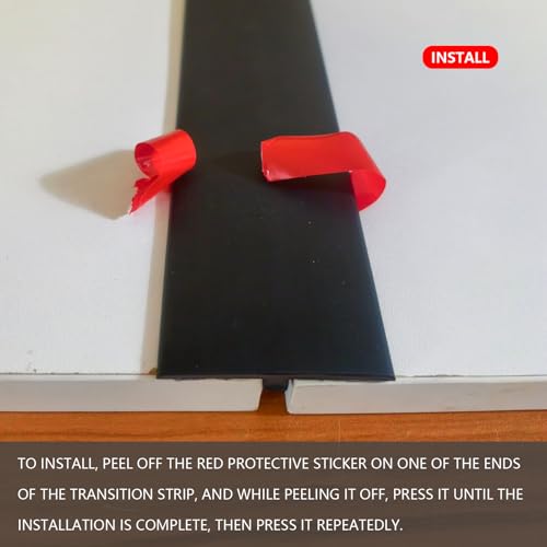 Flexible Self Adhesive T Shape Floor Transition Strip G96055