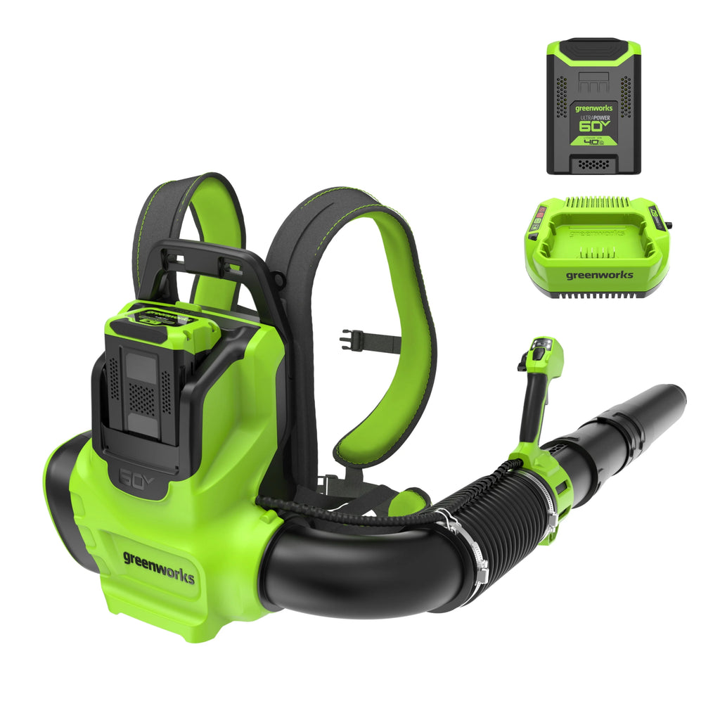 730 CFM 185 MPH Backpack Blower with 4.0 Ah Battery and 3 Amp Charger X962835
