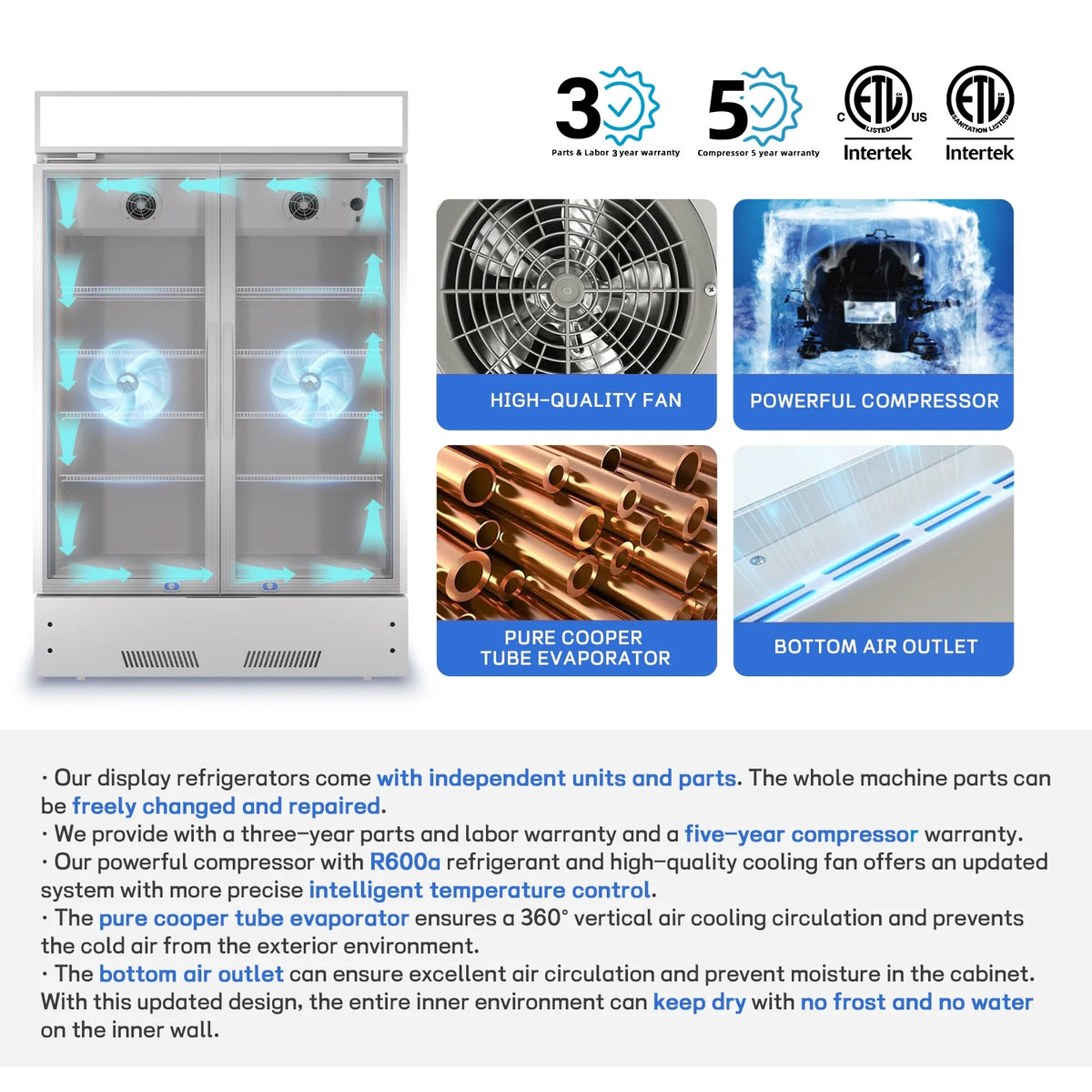 17.1 Cu.Ft Merchandising Refrigerator with Light Box T489565