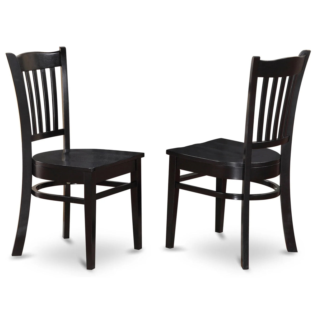 Black 5 Piece Rectangular Kitchen Table Set N1434