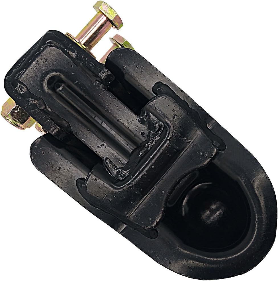 2-5/16 in Adjustable Trailer Coupler, 14000LBS Capacity, Black Powder Coat, Pack of 2 H42466