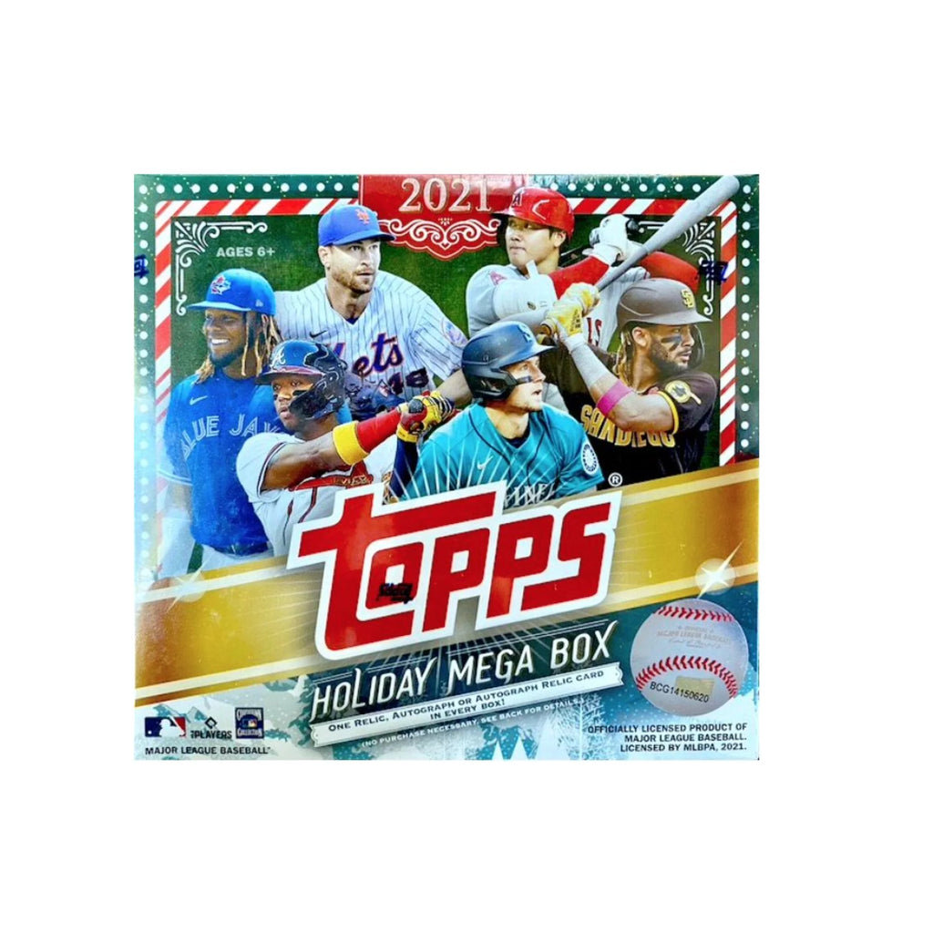 21 Topps Cards Holiday Baseball Mega Box S432