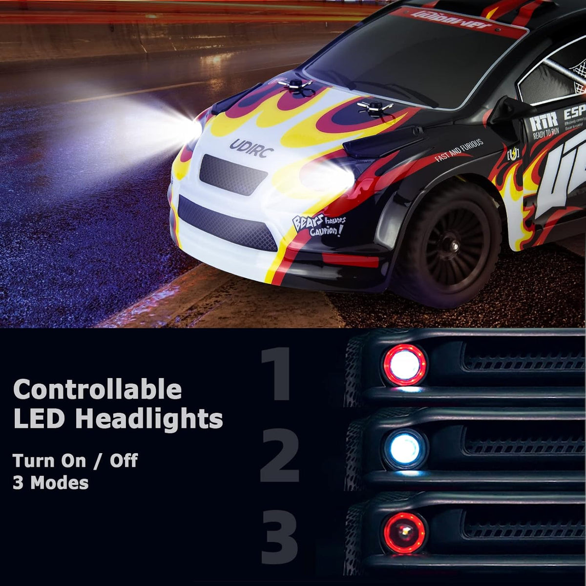 Brushless 4WD 25MPH Remote Control Car N90117