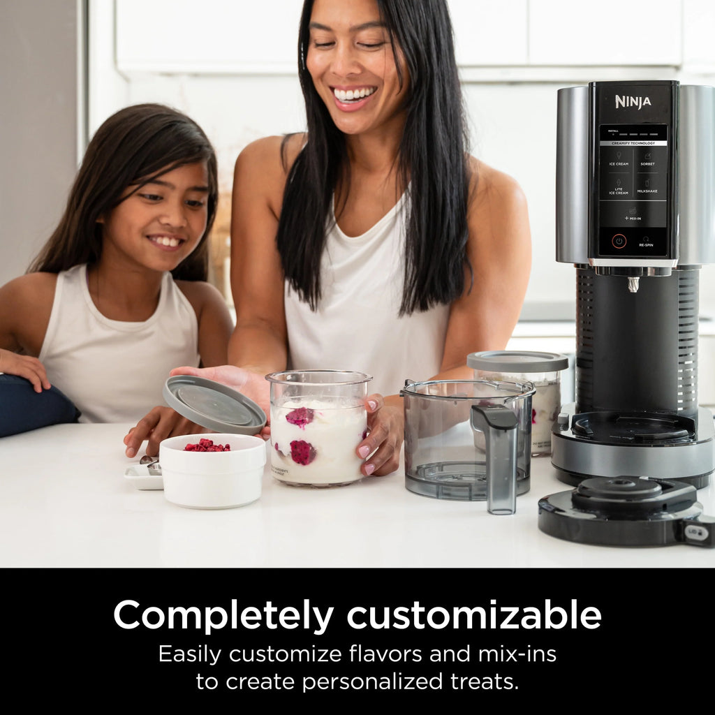 Ice Cream Maker with 2 Pints Q589