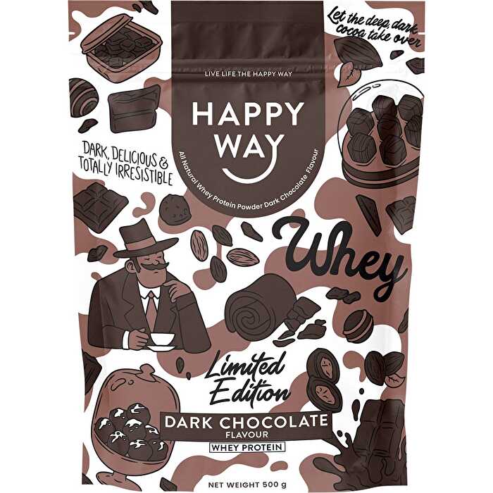 Dark Chocolate Whey Protein Powder 500g A59077