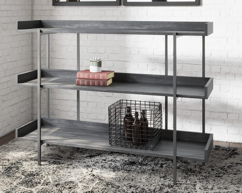 Black 3-Tier Bookcase V612