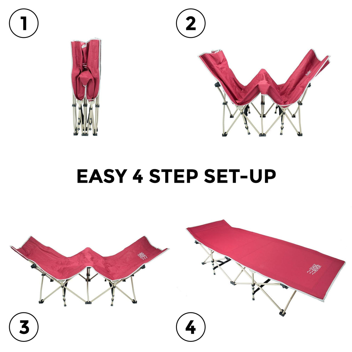 Folding Camp Cot with Carry Bag R593141