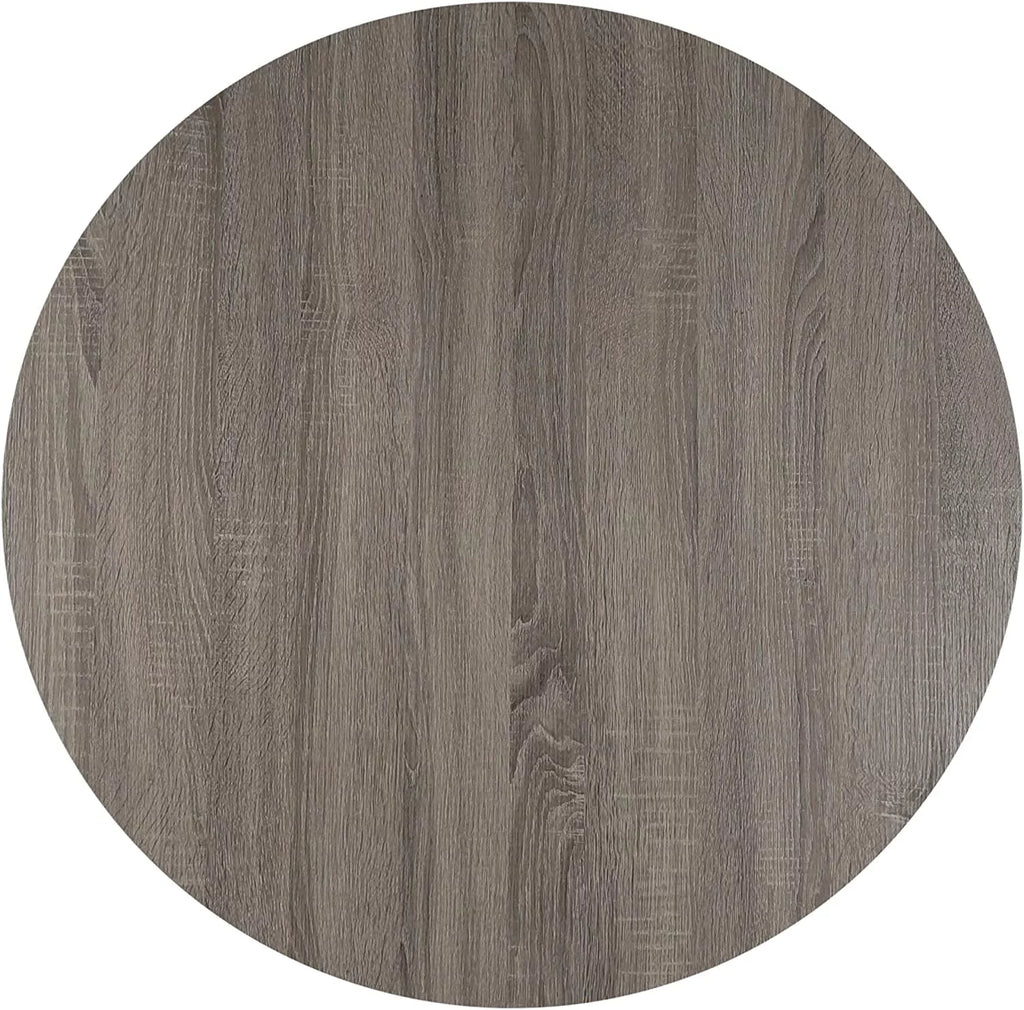 Wooden Round Coffee Table 35.5 x 18 Inches Natural O872420