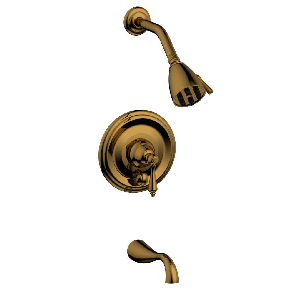 Satin Nickel Pressure Balance Tub and Shower Set K9448