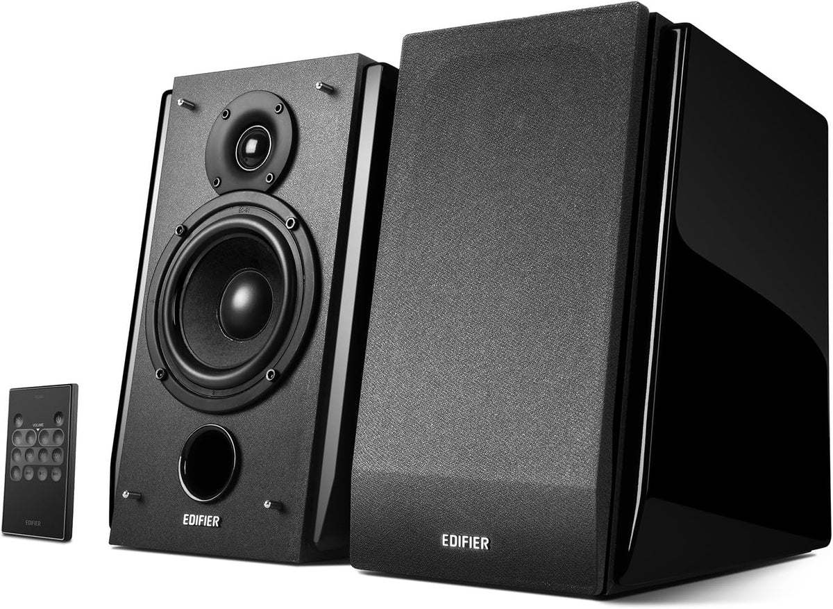 Active Bookshelf Speakers with Bluetooth and Optical Input P286